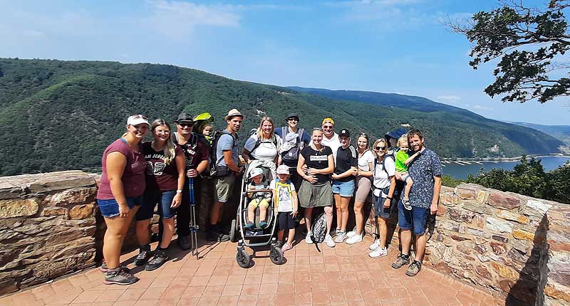 Im vergangenen Jahr führte die Wanderfahrt die Gruppe „Junge Familien“ nach Bingen.