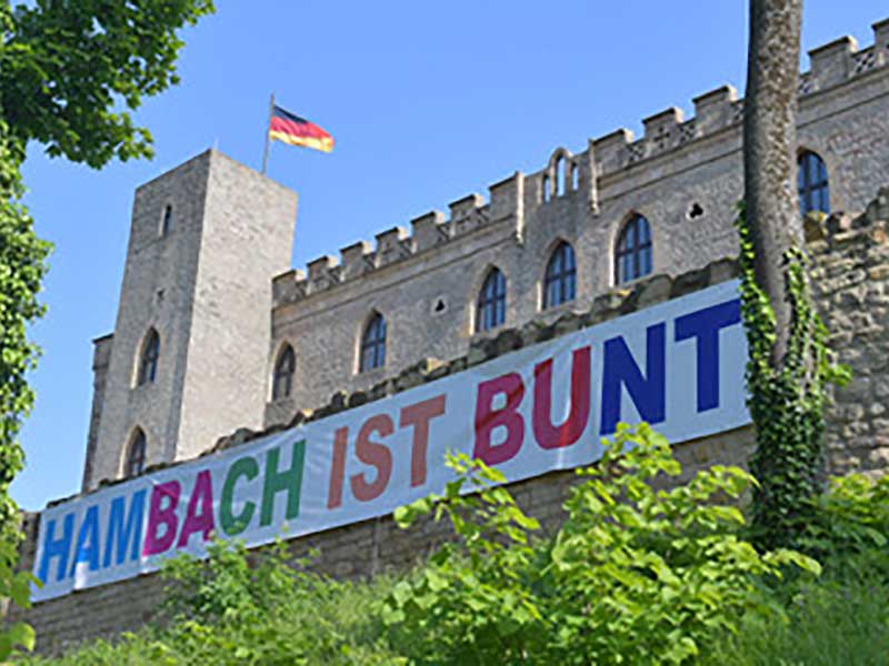 Hambacher Schloss, Foto: Linzmeier-Mehn