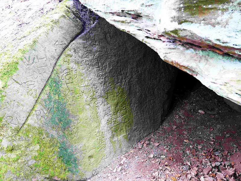 Der Eingang zur Bürgermeisterstein-Höhle. Foto: PWV Hambach