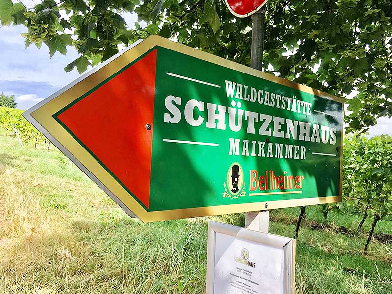 das Schützenhaus bei Maikammer. Foto: PWV Hambach/ros