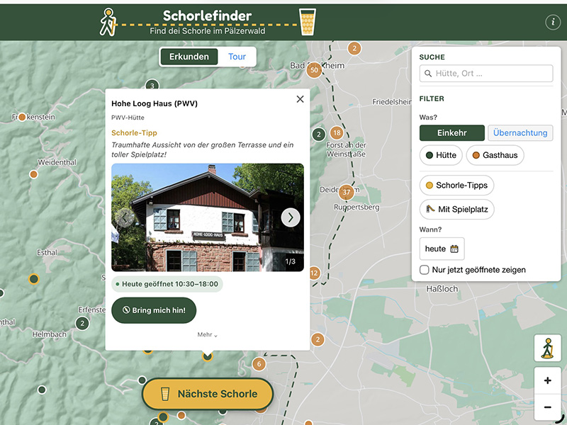 Schorlefinder Screenshot
